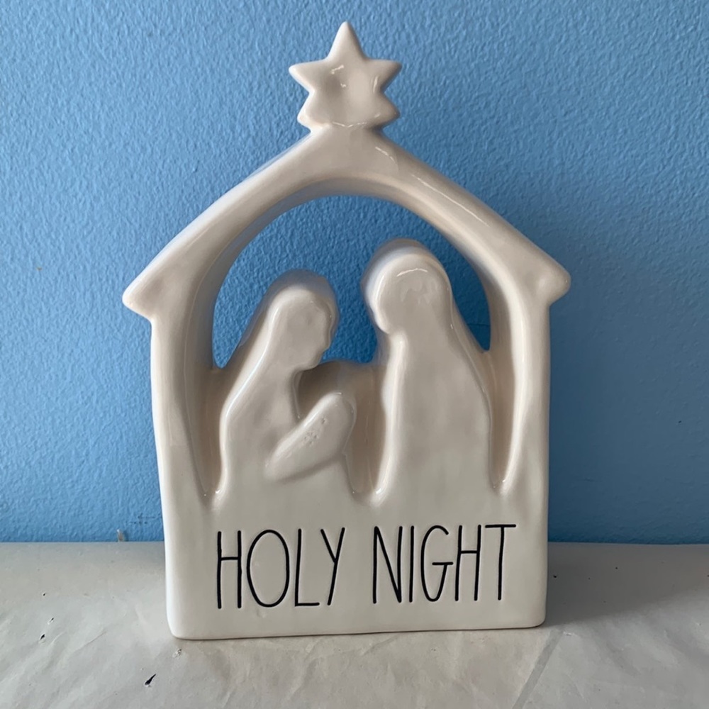 Rae Dunn Holy NIGHT nativity figurine